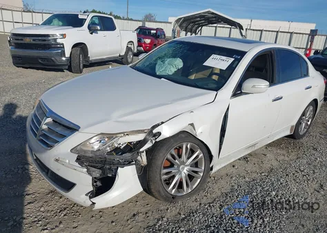 2012 Hyundai Genesis 3.8 z USA, uszkodzony, nr VIN KMHGC4DD9CU207375